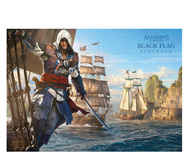 Merch Gaming Puzzle: Assassin's Creed Black Flag Resynced, 1000 el - 1525074 - zdjęcie 4
